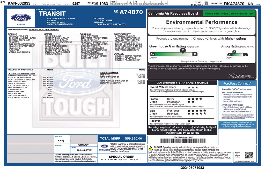 ford transit passenger van 2024 1FBAX2Y89RKA74870 image ford transit passenger van 2024 1FBAX2Y89RKA74870 image